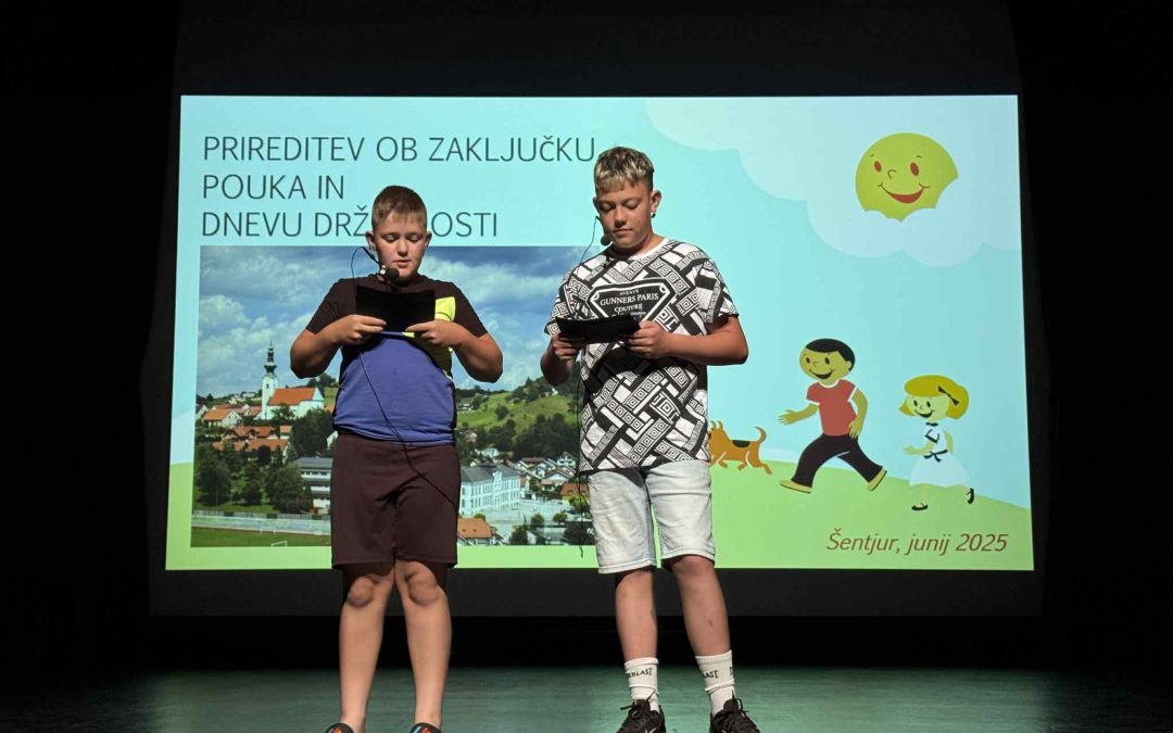 PRIREDITEV OB ZAKLJUČKU POUKA IN DNEVU DRŽAVNOSTI
